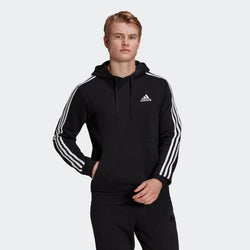 3 STRIPE FLEECE HOODIE
