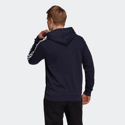 MENS 3 STRIPE FLEECE HOODIE