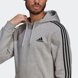 ADIDAS ESSENTIALS FLEECE CUT 3-STRIPES HOODIE