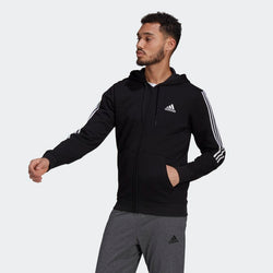 ADIDAS ESSENTIALS FLEECE CUT FULLZIP HOODIE