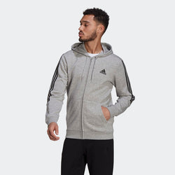 ADIDAS ESSENTIALS FLEECE CUT FULLZIP HOODIE