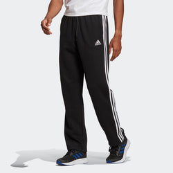 ADIDAS ESSENTIALS FLEECE OPEN HEM 3-STRIPES PANTS