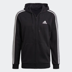 ADIDAS ESSENTIALS 3-STRIPES FULL-ZIP HOODIE
