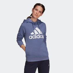 ADIDAS LOUNGEWEAR ESSENTIALS LOGO FLEECE HOODIE
